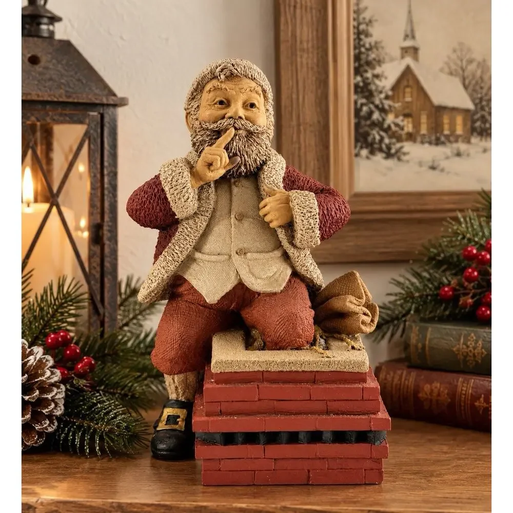 Tom Clark Cairn Studios Martha Holcombe Knickerbocker Santa #7114 2000